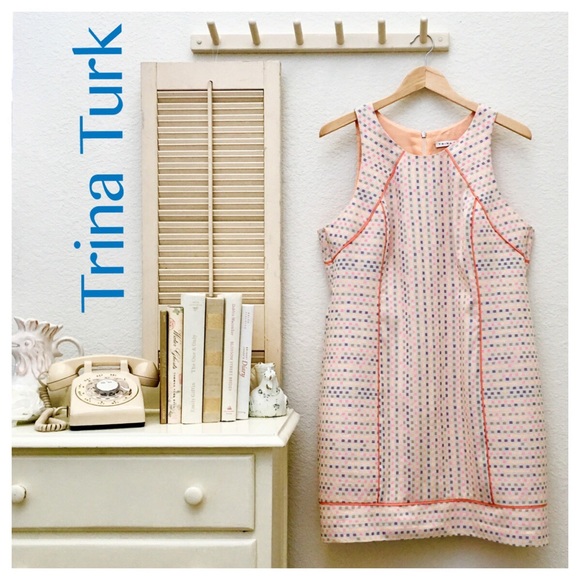 Trina Turk Dresses & Skirts - Trina Turk Delma Printed Dress, Canteloupe Size 14